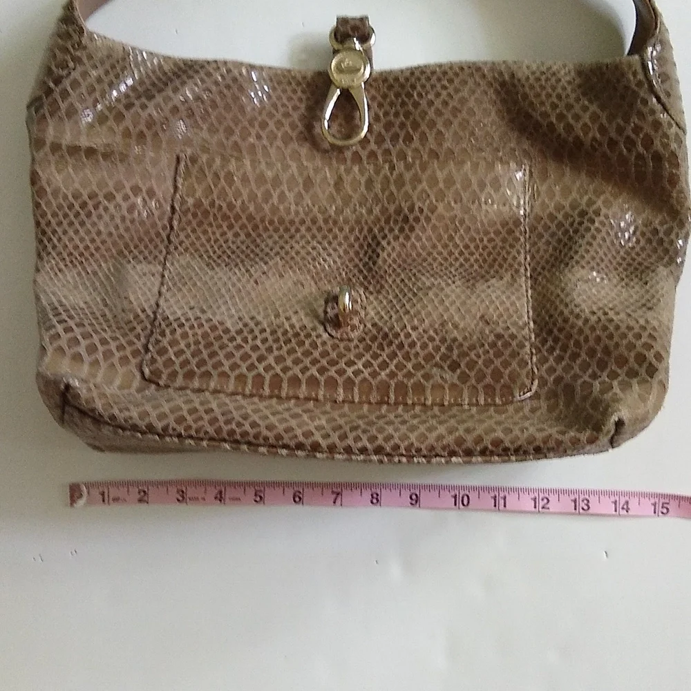 Dooney‎ & Bourke Logo Lock hobo sac shoulder bag purse